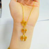 Fashion flower necklace  bracelet earrings set