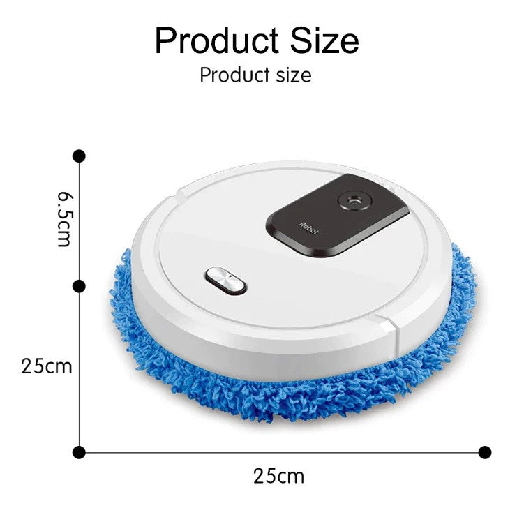 Automatic Mopping Floor Cleaner Robot, Rechargeable Dry and Wet Mopping